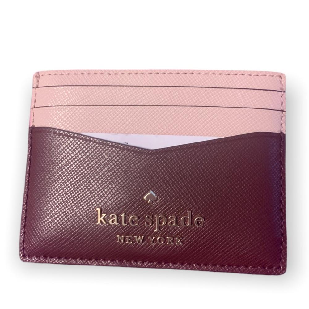 - Kate Spade Authentic Bicolor Small Slim Staci Cardholder